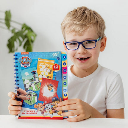 Paw Patrol Knutsel Boek Nummer Stickeren - Babywinkel - 8714274721159