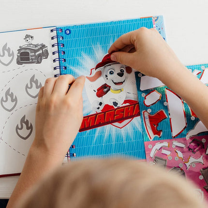 Paw Patrol Knutsel Boek Nummer Stickeren - Babywinkel - 8714274721159