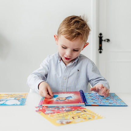 Paw Patrol Knutsel Boek Nummer Stickeren - Babywinkel - 8714274721159