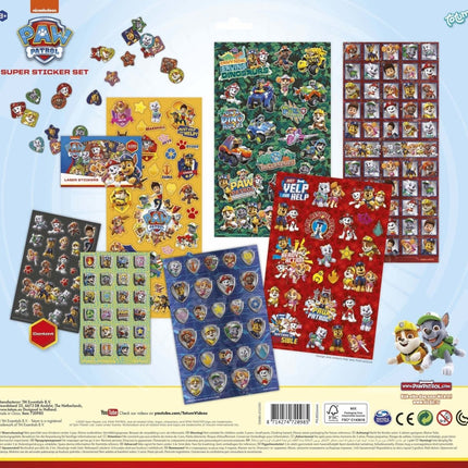 Paw Patrol Stickerset Large - Babywinkel - 8714274720985