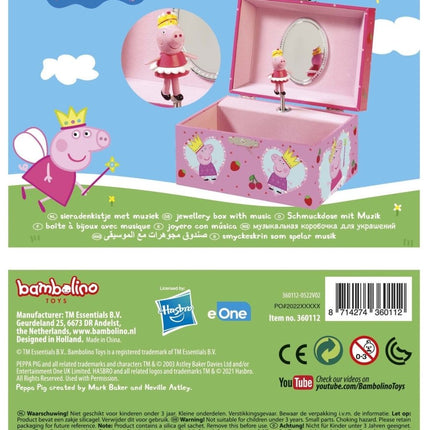 Peppa Pig Sieraden Doosje Met Muziek - Babywinkel - 8714274360112