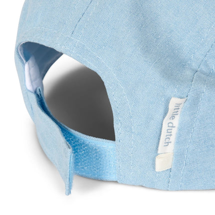 Pet denim met opdruk HEY koop je bij Babywinkel