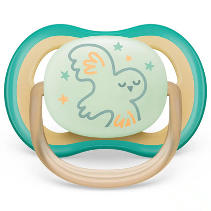 Philips Avent Fopspeen +0 Maanden Air Night Ster/Uil - Philips Avent - Babywinkel - 8720689012843
