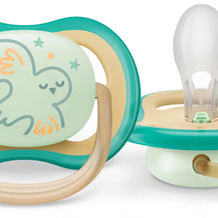 Philips Avent Fopspeen +0 Maanden Air Night Ster/Uil - Philips Avent - Babywinkel - 8720689012843