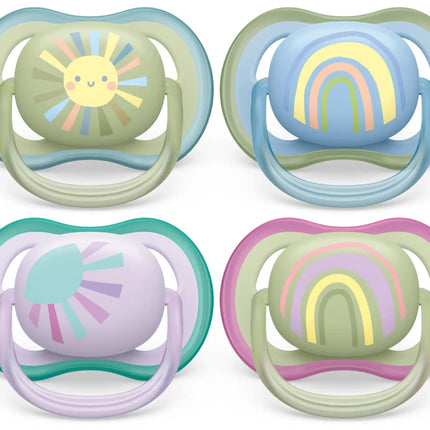 Philips Avent Fopspeen +0 Maanden Air Zon Regenboog Mix koop je bij Babywinkel