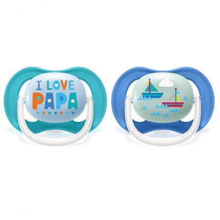 Philips Avent Fopspeen Air Happy Range Boy +6 Mnd 2st - Philips Avent - Babywinkel - 8710103949220