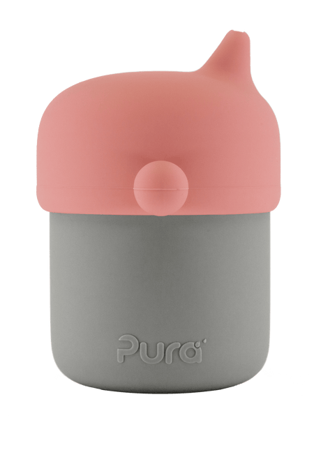 Pura Drinkbeker My - My™ Siliconen Rose - Grijs 150Ml - Pura - Babywinkel - 858312007831