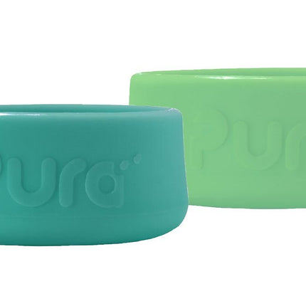 Pura Flesbeschermer Silicone Moss+Mint 2St - Pura - Babywinkel - 850038571191