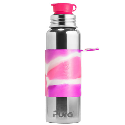 Pura Bouteille d'eau Swirl Rose 850 ml