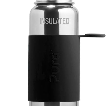 Pura Thermosfles Rvs 650Ml Set Zwart 3 delig - Pura - Babywinkel - 858312007237