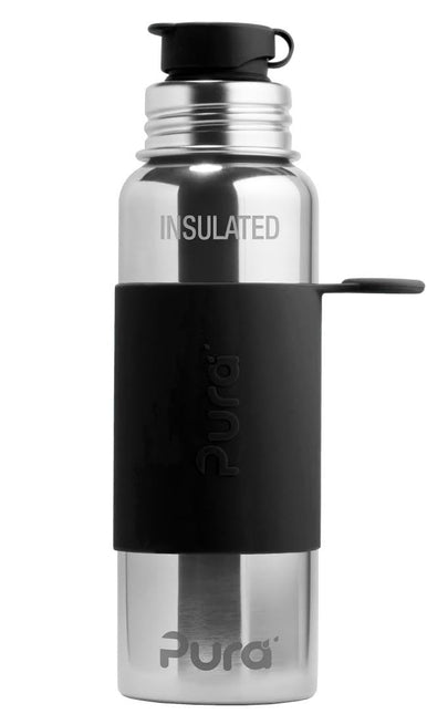 Pura Thermosfles Rvs 650Ml Set Zwart 3 delig koop je bij Babywinkel