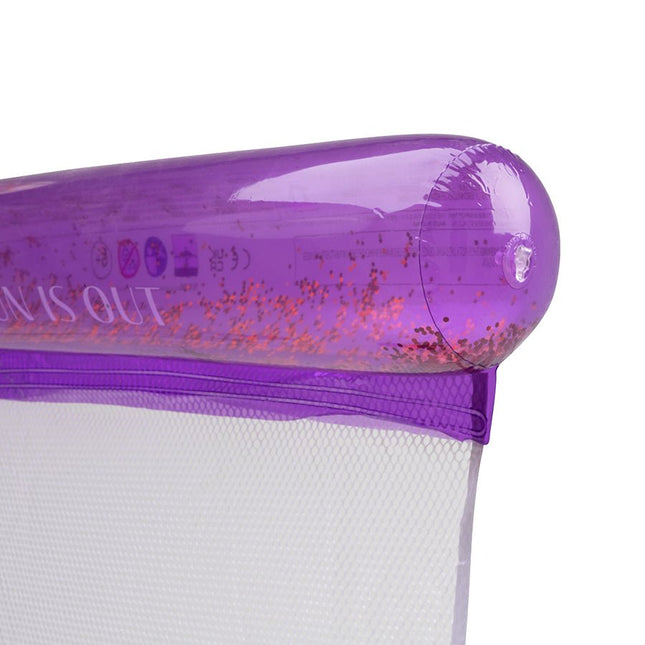 Pure Tones Purple Opblaasbare Waterhangmat koop je bij Babywinkel