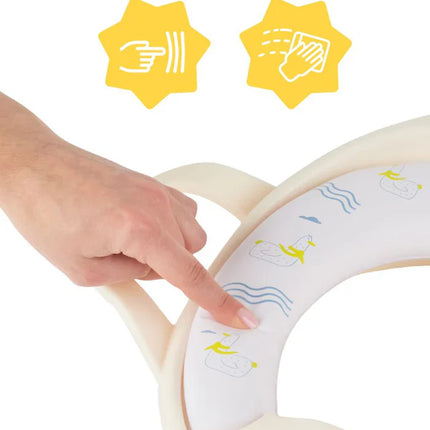 <tc>Babymoov</tc> Réducteur de toilettes Comfort avec poignées « Meeuw »