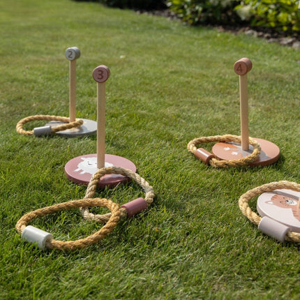Ring toss taupe/pink - Babywinkel - 8714218729692