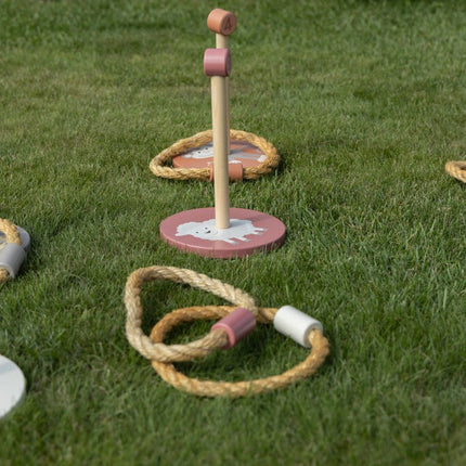 Ring toss taupe/pink - Babywinkel - 8714218729692