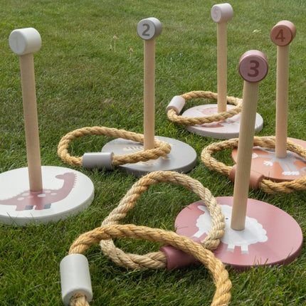 Ring toss taupe/pink - Babywinkel - 8714218729692
