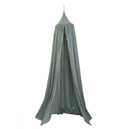 Roommate Klamboe Baby Met Tassels Sea Grey - Roommate - Babywinkel - 5713137003138