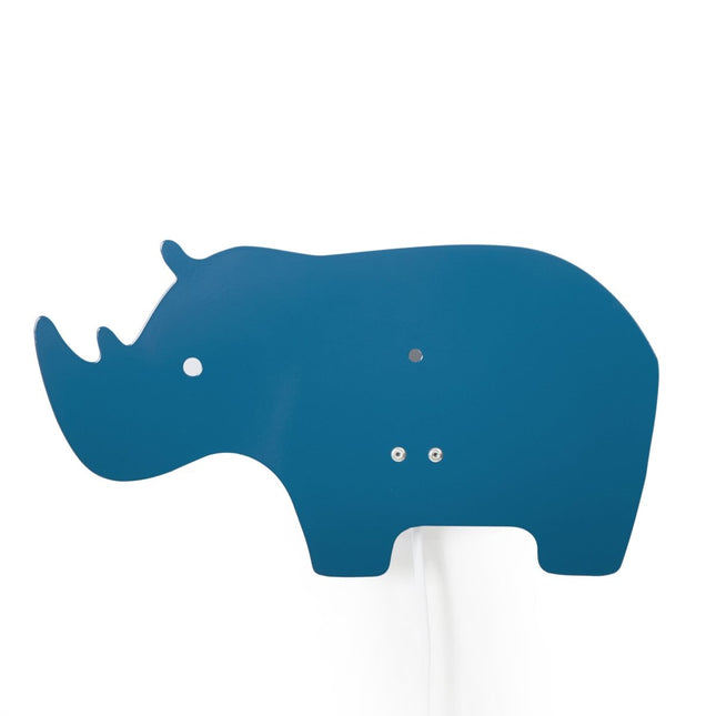 Roommate Wandlamp Babykamer Neushoorn Blue koop je bij Babywinkel
