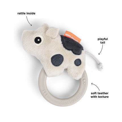 Sensory rattle w/teether Dotti - Babywinkel - 5712643057178