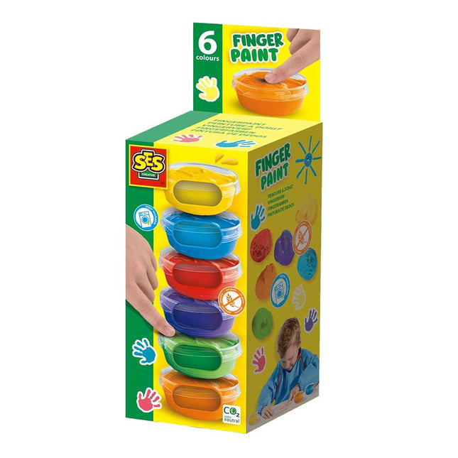 Ses 00398 Vingerverf 6x45ml - Babywinkel - 8710341003982