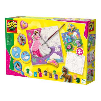 Ses 01349 Gips Gieten Prinsessen 3x - Babywinkel - 8710341013493