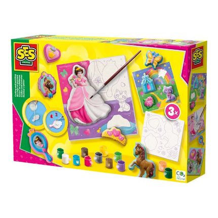 Ses 01349 Gips Gieten Prinsessen 3x - Babywinkel - 8710341013493