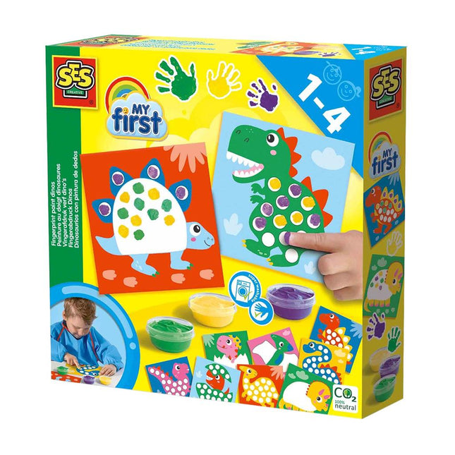 Ses 14442 My First Vingerafdruk Verf Dino's - Babywinkel - 8710341144425