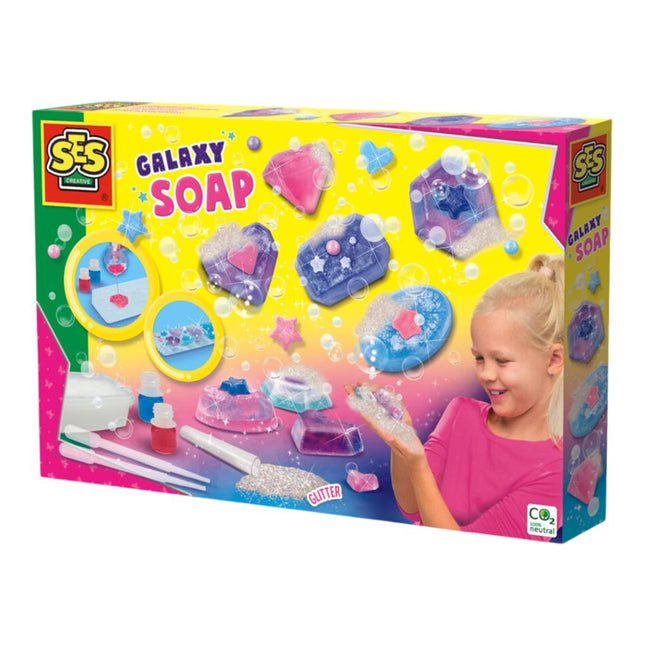 SES Creative Knutselpakket Galaxy Zeepjes Gieten koop je bij Babywinkel