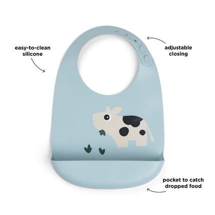 Silicone bib Dotti - Babywinkel - 5712643055822
