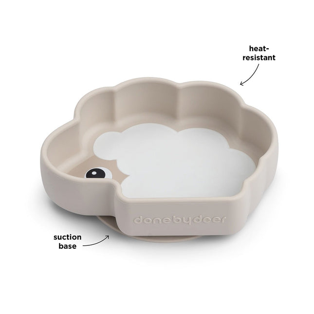 Silicone Stick&Stay bowl Sheepy - Babywinkel - 5712643056096