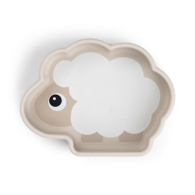 Silicone Stick&Stay bowl Sheepy - Babywinkel - 5712643056096