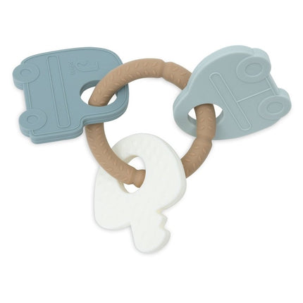 Siliconen Bijtring Sleutelbos - On The Go - Babywinkel - 8717329393714