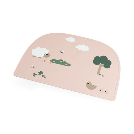 Siliconen placemat Tiny farm Powder koop je bij Babywinkel