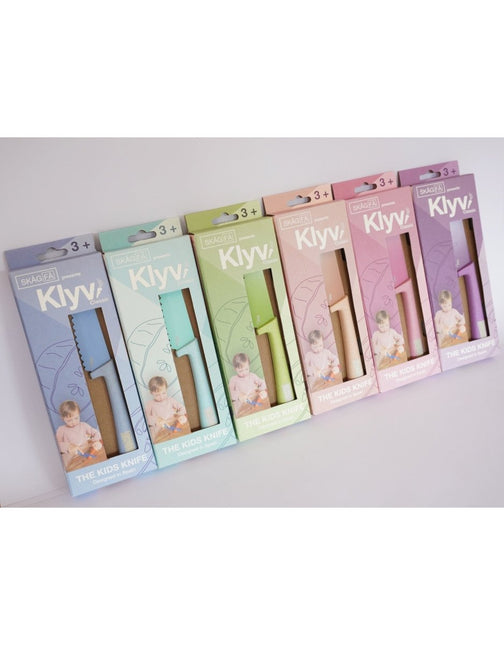 SKÅGFÄ KLYV Classic Kidssafe Mes Aqua koop je bij Babywinkel