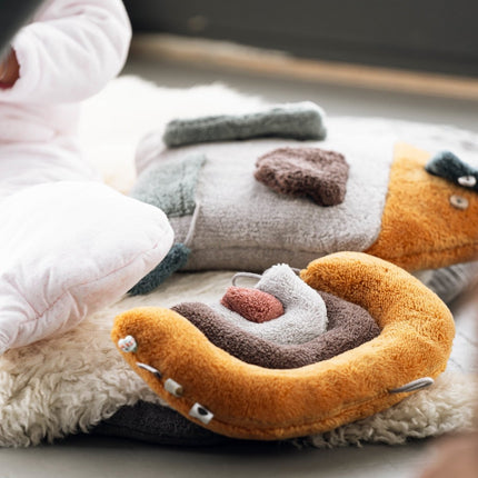 Snoozebaby Knuffeldoekje Regenboog Puzzel Bumblebee - Snoozebaby - Babywinkel - 8719743849549