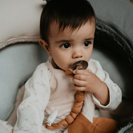 Snoozebaby Speenkoord Toffee - Snoozebaby - Babywinkel - 8719743857544