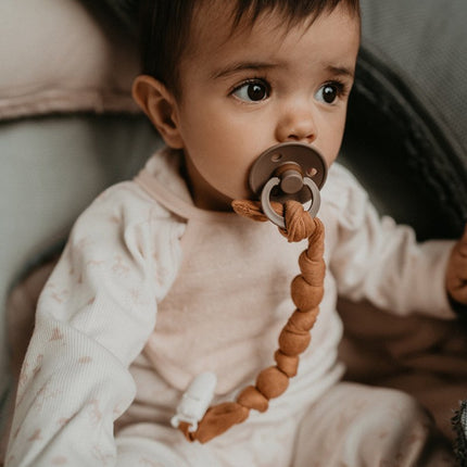 Snoozebaby Speenkoord Toffee - Snoozebaby - Babywinkel - 8719743857544