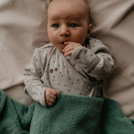 Snoozebaby Wiegdeken T.O.G 2.0 Smokey Green 100x75cm - Snoozebaby - Babywinkel - 8719743856233