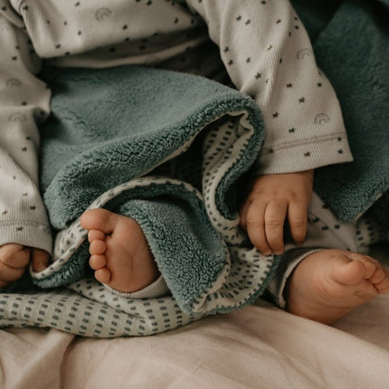 Snoozebaby Wiegdeken T.O.G 2.0 Smokey Green 100x75cm - Snoozebaby - Babywinkel - 8719743856233