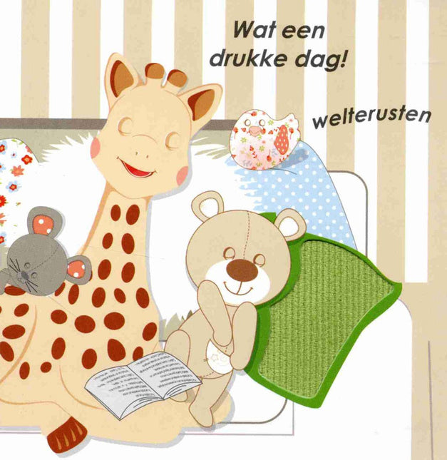 Sophie de Giraf Baby Boekje Voelboekje: Een Dag Met Sophie - Sophie de Giraf - Babywinkel - 9789048312856