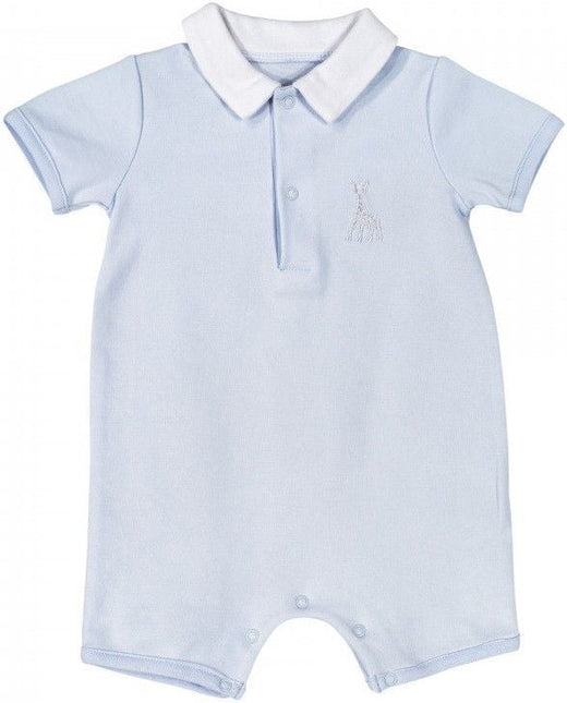 Sophie de Giraf Baby Jumpsuit 1 - Delig Pakje Kraagje Blauw - Sophie de Giraf - Babywinkel - 3760108775046