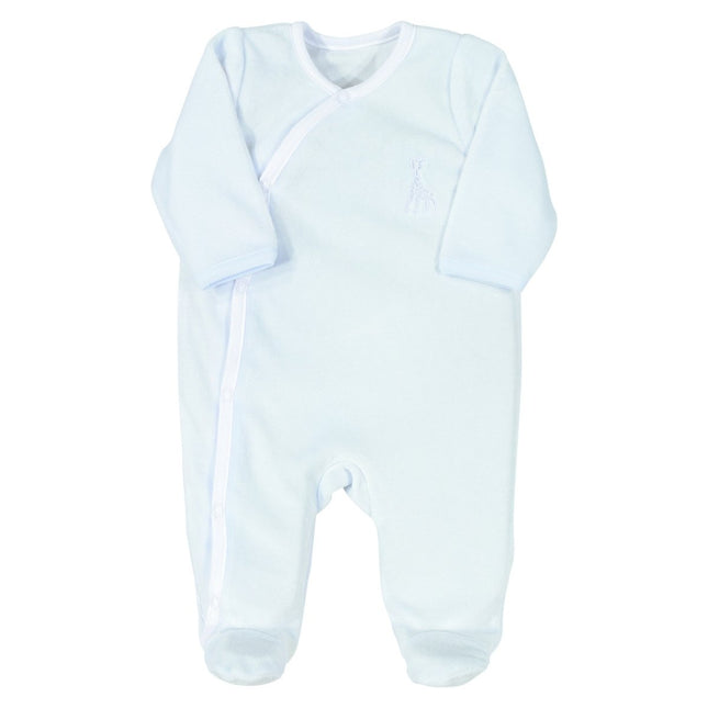 Sophie de Giraf Boxpakje Met Opening Schuin Velour Blauw - Sophie de Giraf - Babywinkel - 3760108774919
