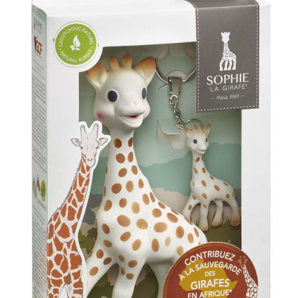 Sophie de Giraf Geschenkdoosje Geschenkdoosje Met Bijtring En Sleutelhanger - Sophie de Giraf - Babywinkel - 3056565165149