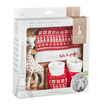Sophie de Giraf Geschenkdoosje Kerstmis 3 delig - Sophie de Giraf - Babywinkel - 3056560103269