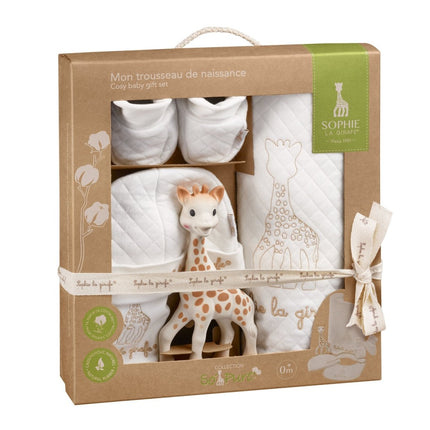 Sophie de Giraf Geschenkdoosje So'Pure Geboorteset 5 delig - Sophie de Giraf - Babywinkel - 3056562201291
