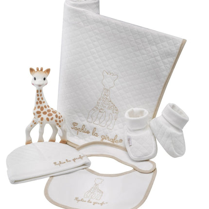 Sophie de Giraf Geschenkdoosje So'Pure Geboorteset 5 delig - Sophie de Giraf - Babywinkel - 3056562201291