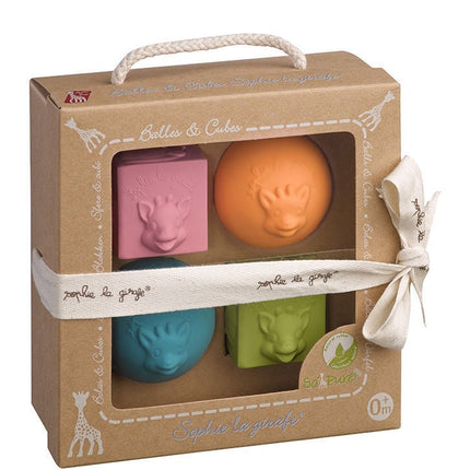 Sophie de Giraf Geschenkdoosje So'Pure Set 4 delig - Sophie de Giraf - Babywinkel - 3056562201192