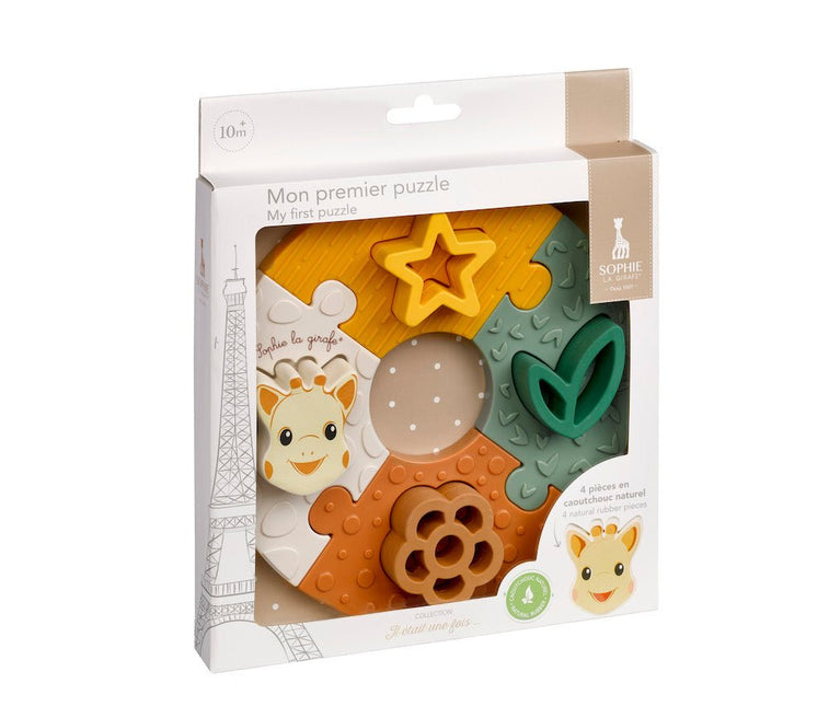 Sophie de giraf Mijn Eerste Puzzel in beige geschenkdoos - Babywinkel - 3056560103559