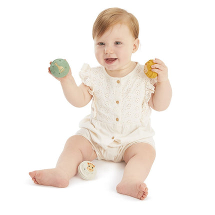 Sophie de Giraf Sensorisch Speelgoed Speelballen met Geluid 3St - Sophie de Giraf - Babywinkel - 3056560105041