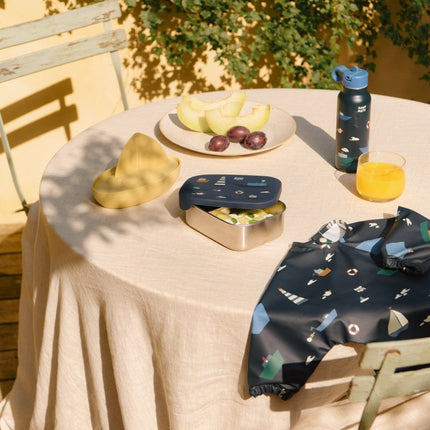 Stainless Steel Lunchbox Sailing / Classic Navy koop je bij Babywinkel